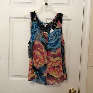 Floral tank top
